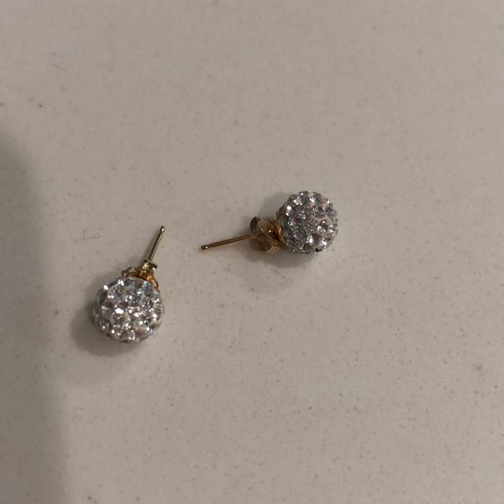 Sparkly stud earrings